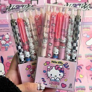 NEW 6 pack Hello Kitty Sanrio Lovers Club Pens